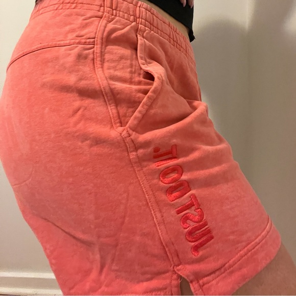 Coral Nike Sweatshorts - Picture 4 of 5